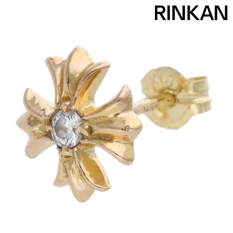 クロムハーツ 22K No2 CH PLS DIA/22KCHプラススタッド 1ダイヤ