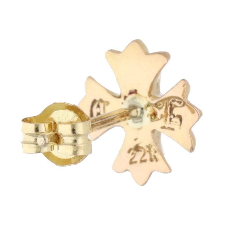 クロムハーツ 22K No2 CH PLS DIA/22KCHプラススタッド 1ダイヤ