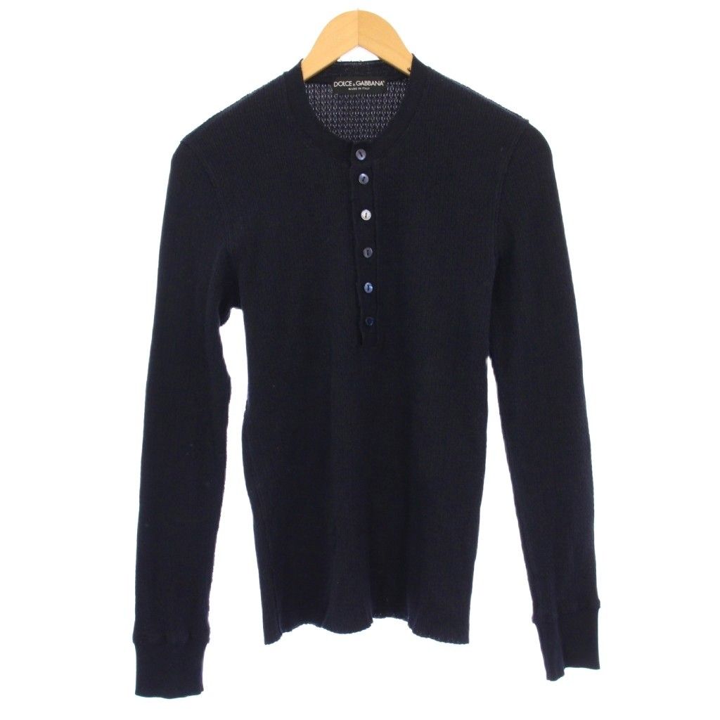 本日発送　DOLCE&GABBANA ヘンリーネック 長袖カットソー ロンt 5c23816sg0011maa9-1.jpg