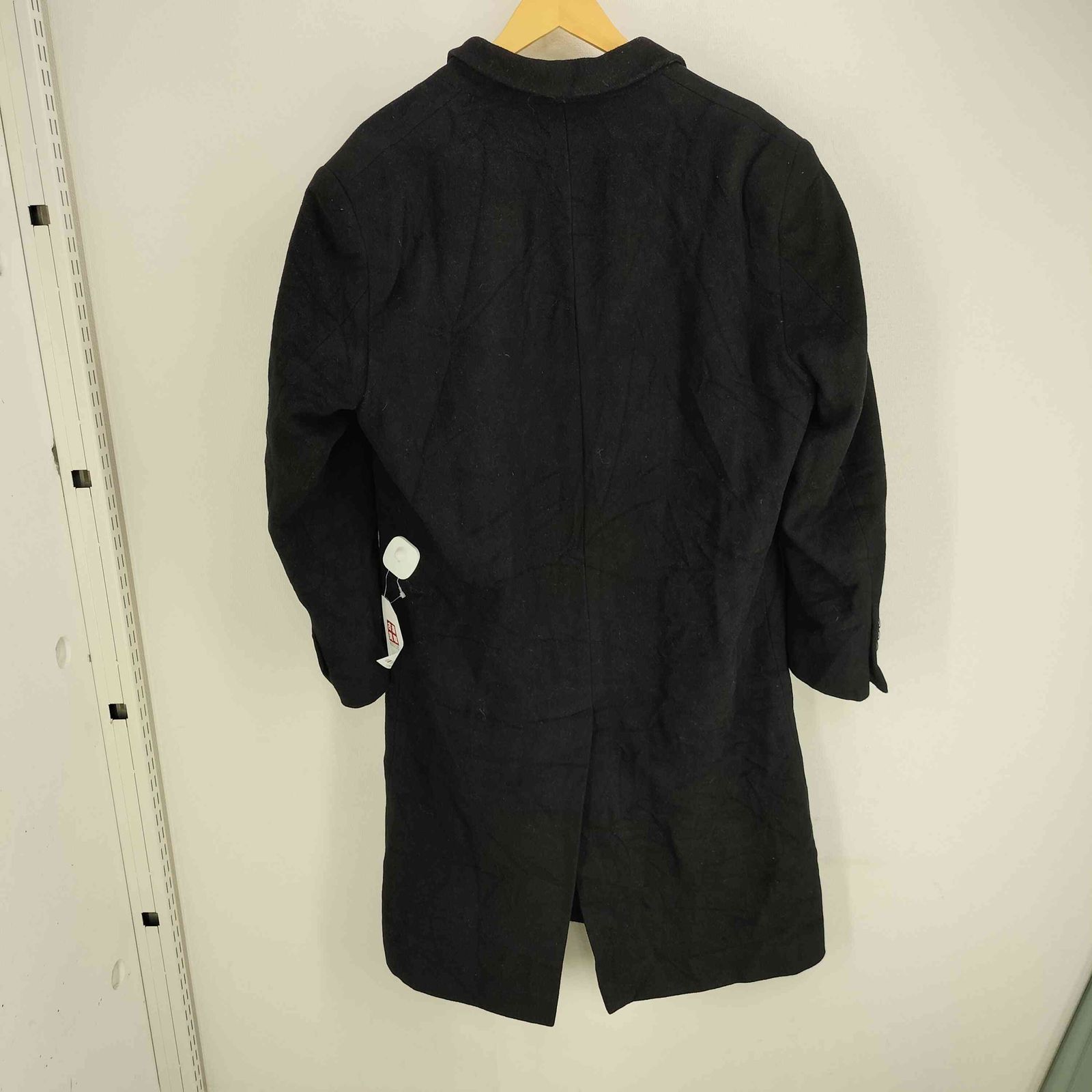 ユーズドフルギ USED古着 カシミア混 ウールナイロン チェスターコート