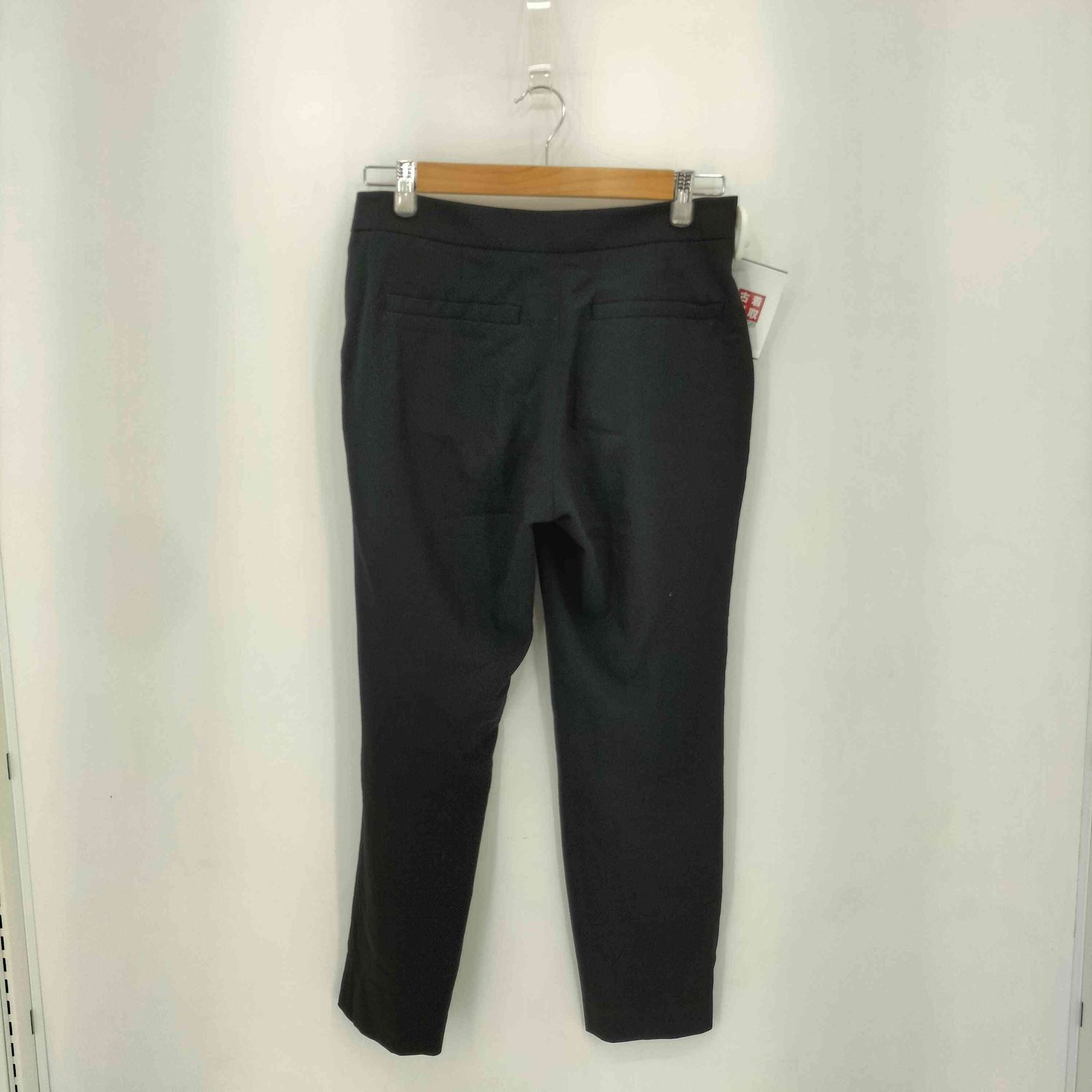 エンフォルド ENFOLD ブラック センタープレス テーパード パンツ