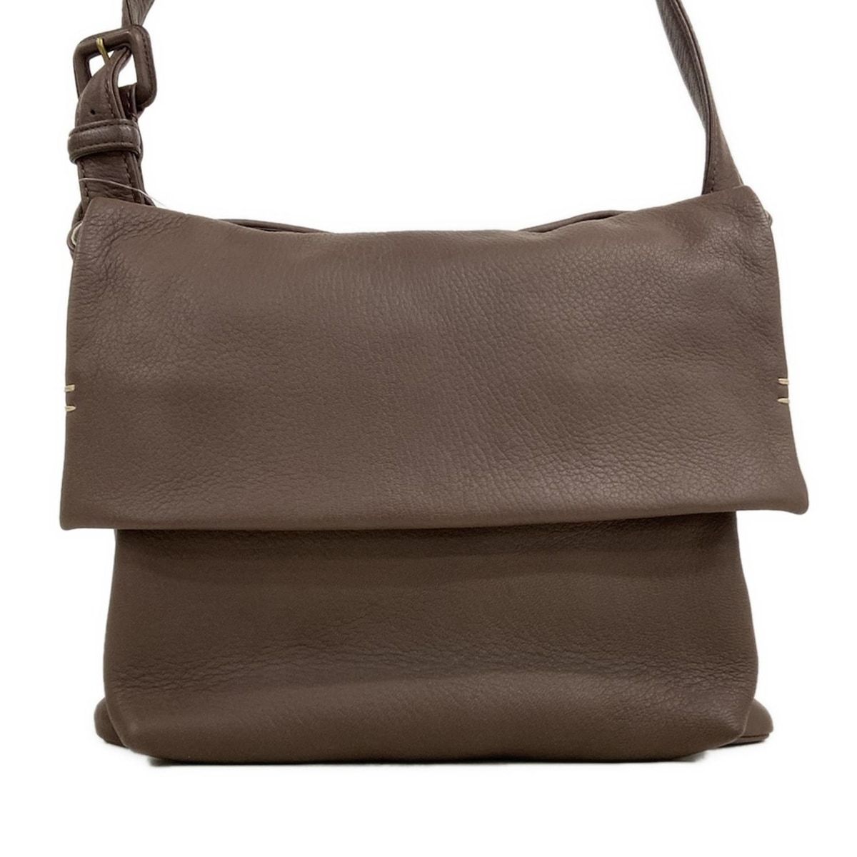 genten(ゲンテン) ショルダーバッグ - ダークブラウン 斜めがけ