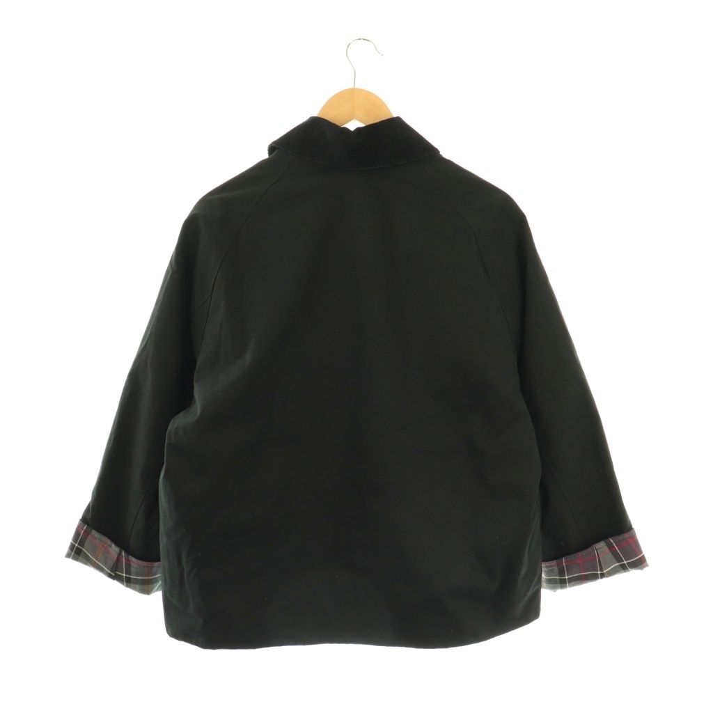【中古】バブアー Barbour 25AW SNIDEL別注ジャケット TRANSPORT ブルゾン ステンカラー S 黒 ブラック /CX ■OS ■SH バブアー Barbour 25AW SNIDEL別注ジャケット TRANSPORT ブルゾン
