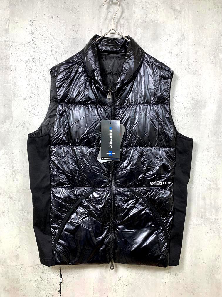 新品 1PIU1UGUALE3 ウノピゥウノウグァーレトレ リラックス USO-23075 プリマロフト 中綿ベスト sizeL/黒 メンズ