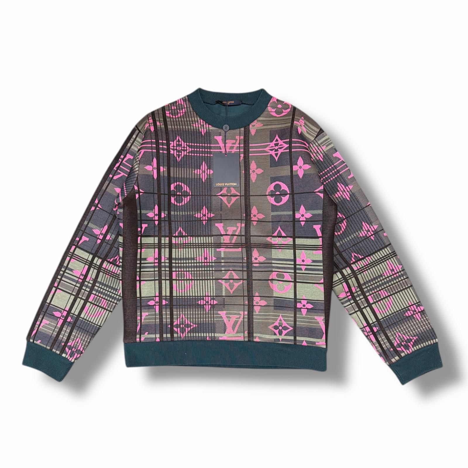 国内正規 未使用 LOUIS VUITTON 21SS モノグラムジャガード スウェット