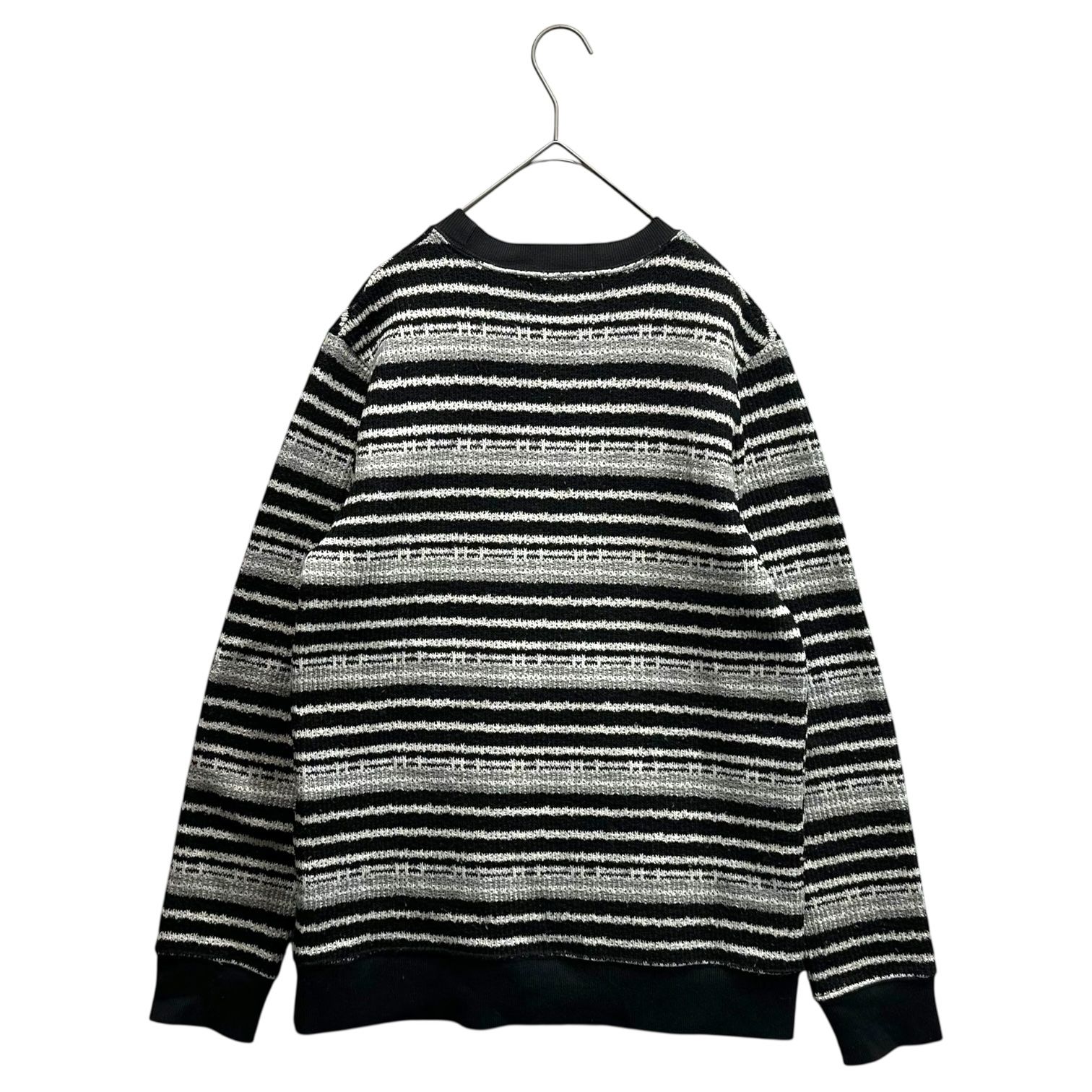 DOLCE&GABBANA(ドルチェ&ガッバーナドルガバ) Logo Plate Border Knit