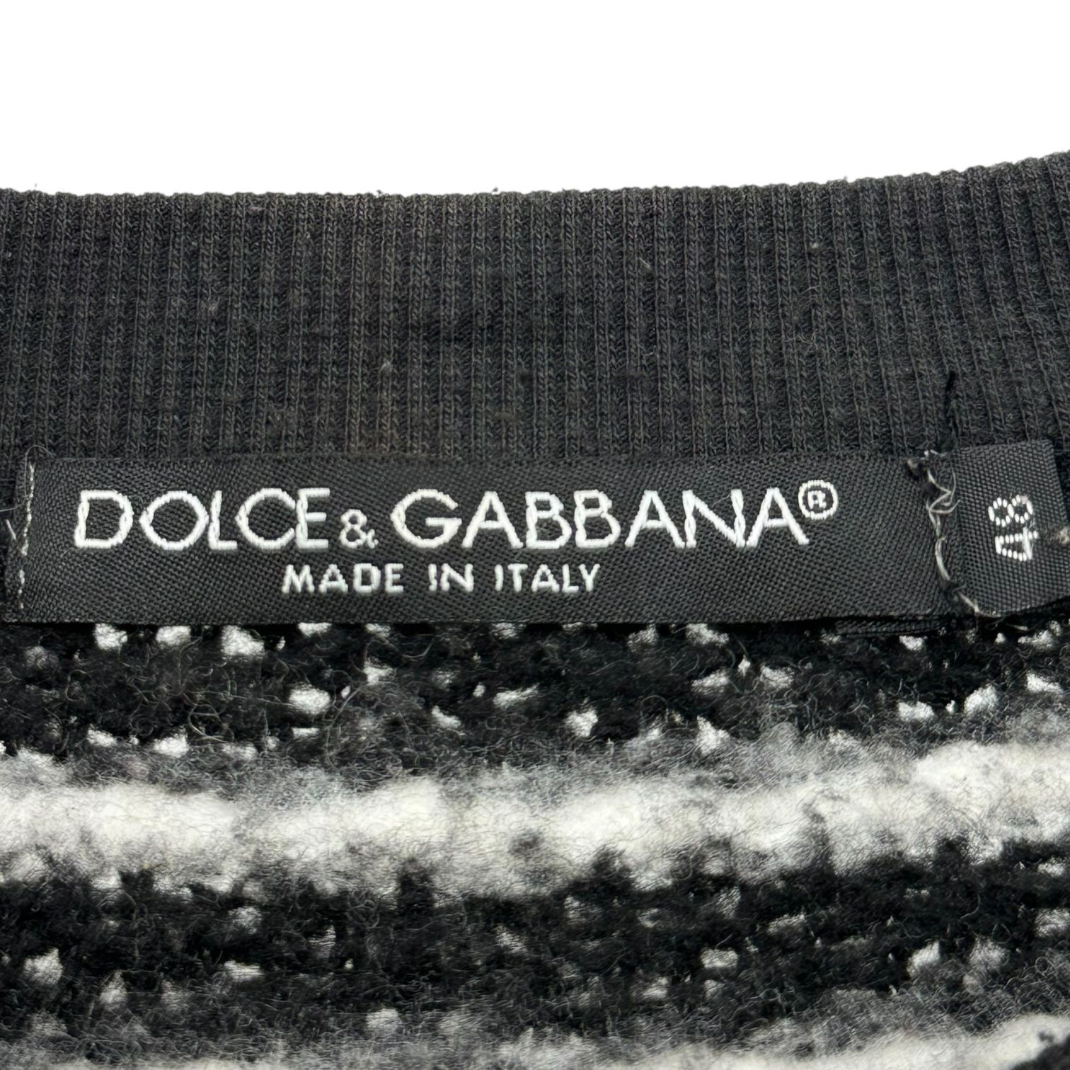 DOLCE & GABBANA ドルガバ　ボーダー　シルク　レース　セーター DOLCE & GABBANA ドルガバ ボーダー シルク レース セーター