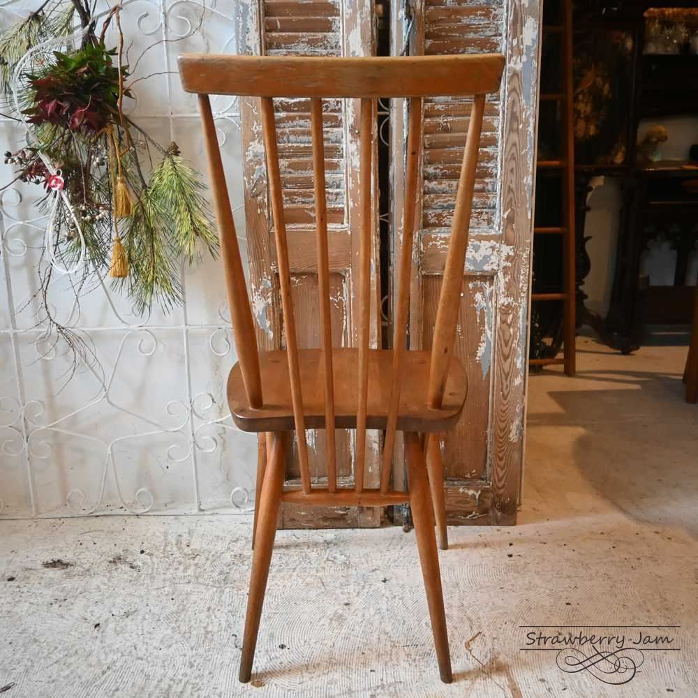 L3710-12 英国ヴィンテージ ERCOL スタッキングチェア グリーン