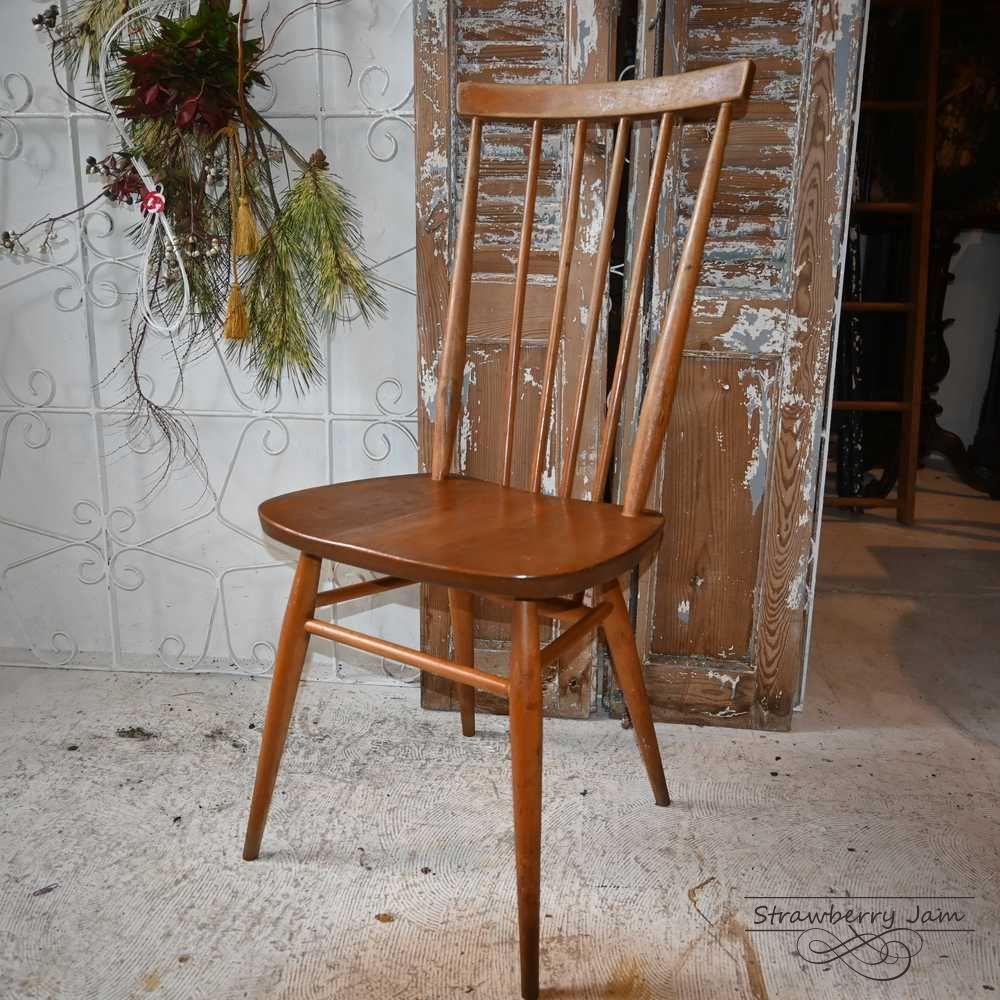 L3710-19-1 英国ヴィンテージ ERCOL アーコールチェア ハイチェア