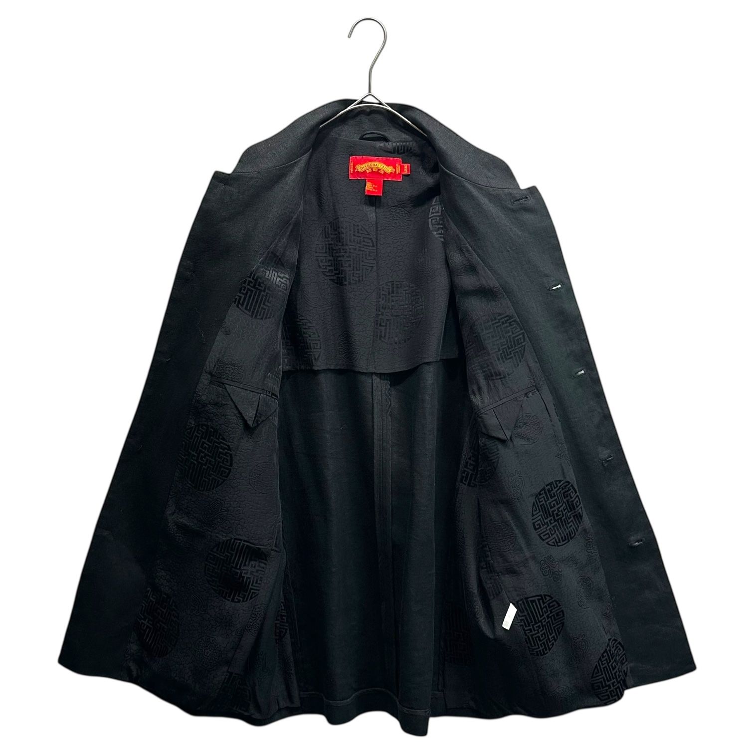 SHANGHAI TANG(シャンハイタン) All Silk Mao Collar Jacket オール