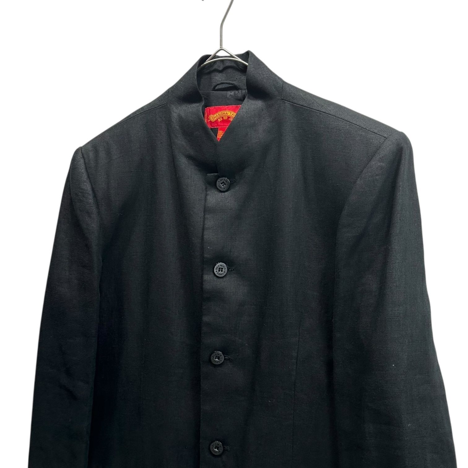 SHANGHAI TANG(シャンハイタン) All Silk Mao Collar Jacket オール