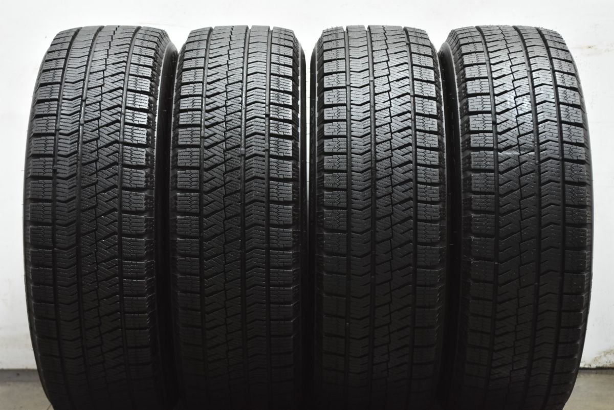 バリ溝 美品】ZACK 16in 6.5J +45 PCD114.3 ブリヂストン ブリザック