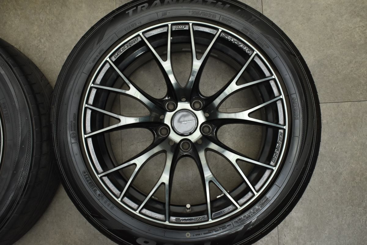 2025年製 バリ溝 美品】WedsSport SA-20R 18in 8.5J +35 PCD114.3