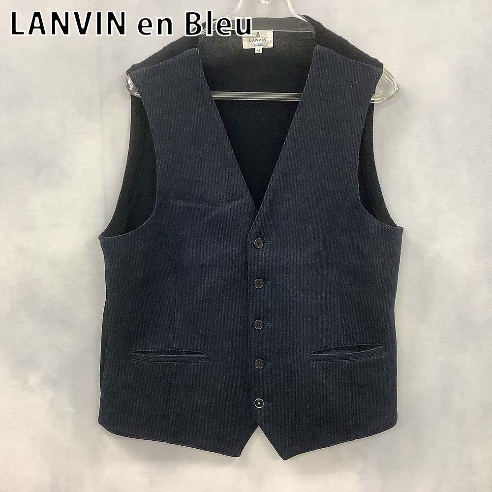 LANVIN en Bleu ランバンオンブルー ベスト en Bleu LANVIN シアー