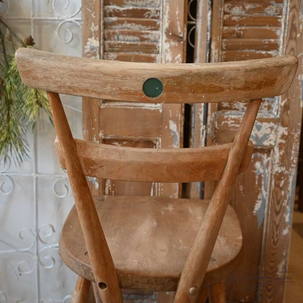 L3710-12 英国ヴィンテージ ERCOL スタッキングチェア グリーン