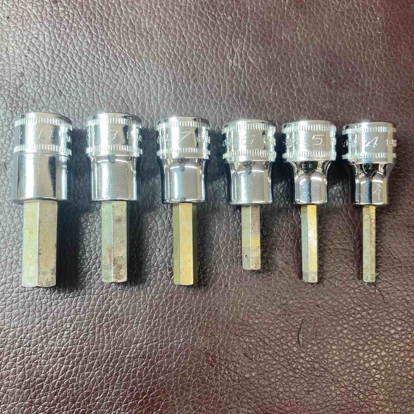 中古品】 スナップオン(Snap-on) 3/8インチ ヘックスソケットセット 6