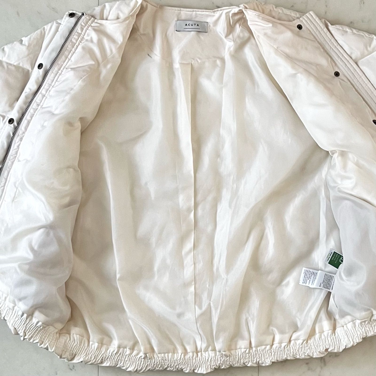 未使用　ACUTA アーバンリサーチ コクーン　キルティングダウン ノーカラー アーバンリサーチ ACUTA コクーンキルティングダウン