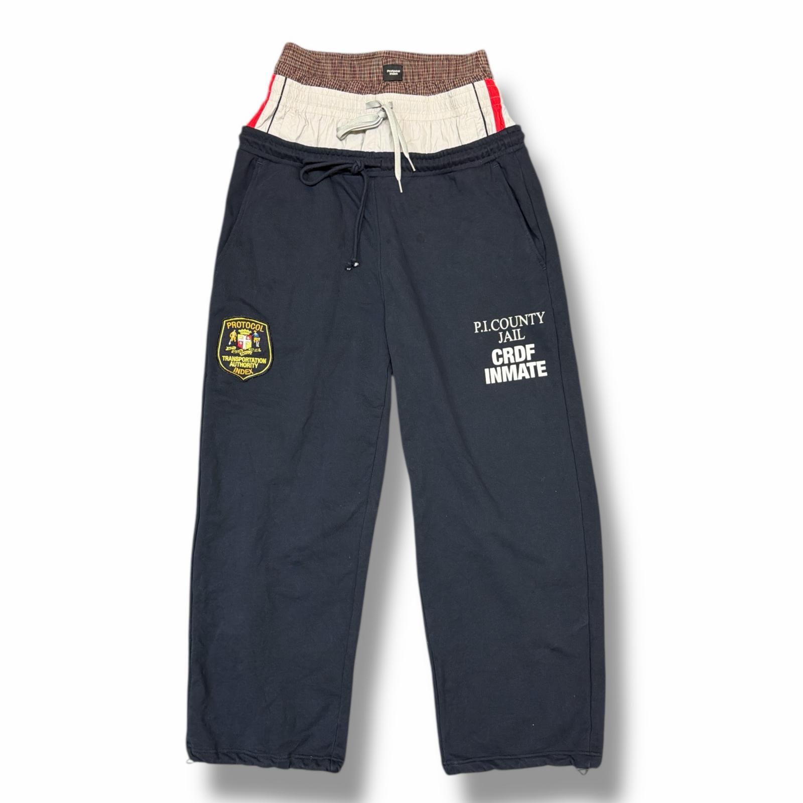 Protocol Index 3 LAYERED SWEATPANTS レイヤード スウェットパンツ 