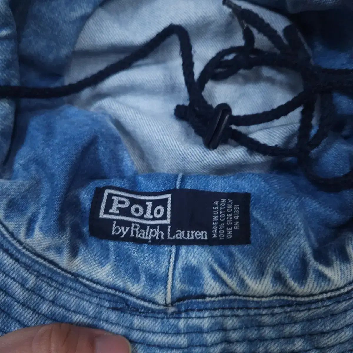 ポロ ラルフ ローレン デニム バケットハット made in usa - メルカリ