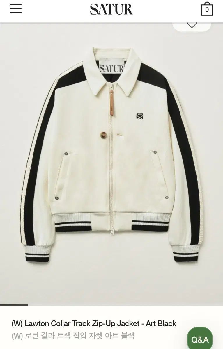 SATUR セター ロートン トラック ジップアップ ファッション