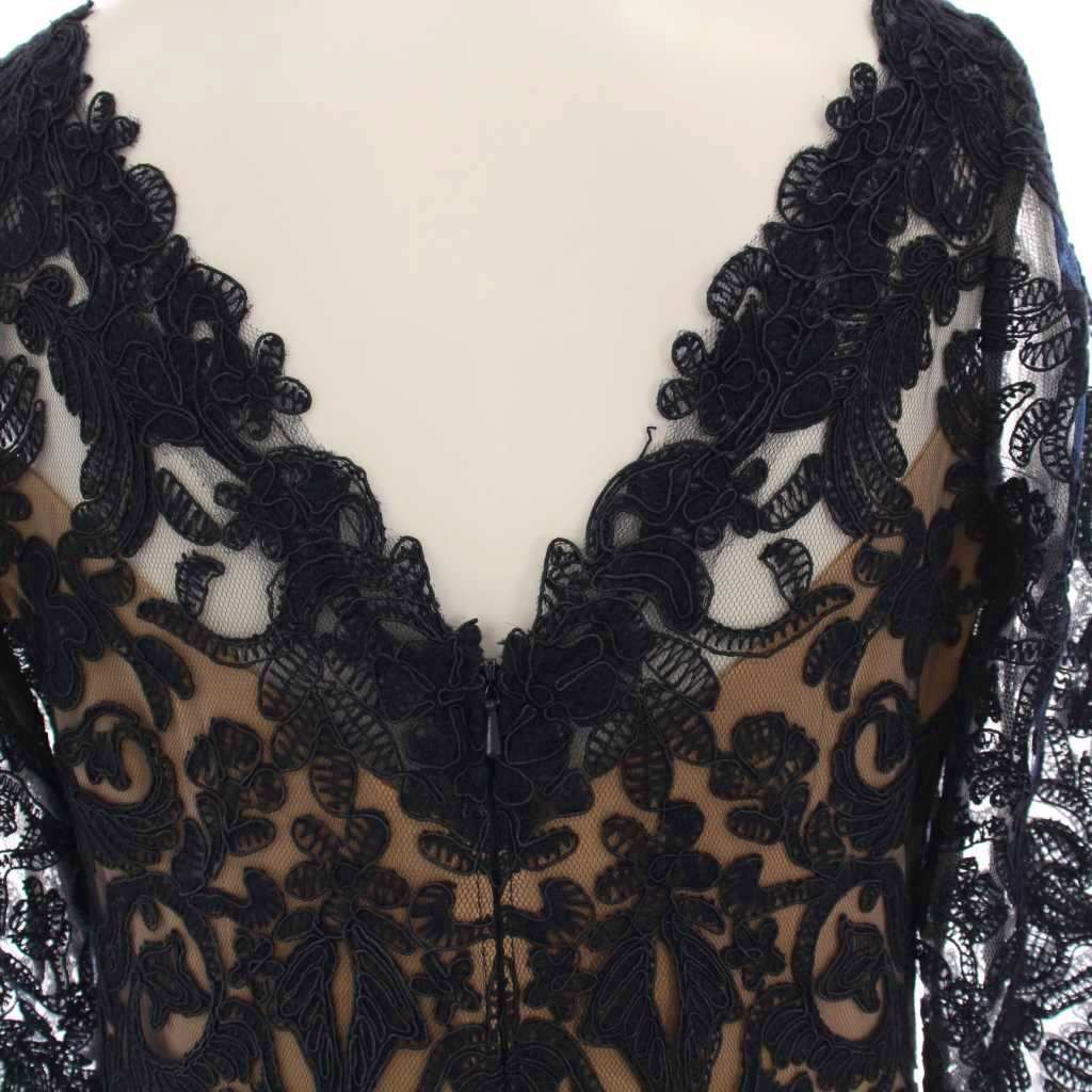 タダシショージ TADASHI SHOJI 総レース ロングドレス ワンピース