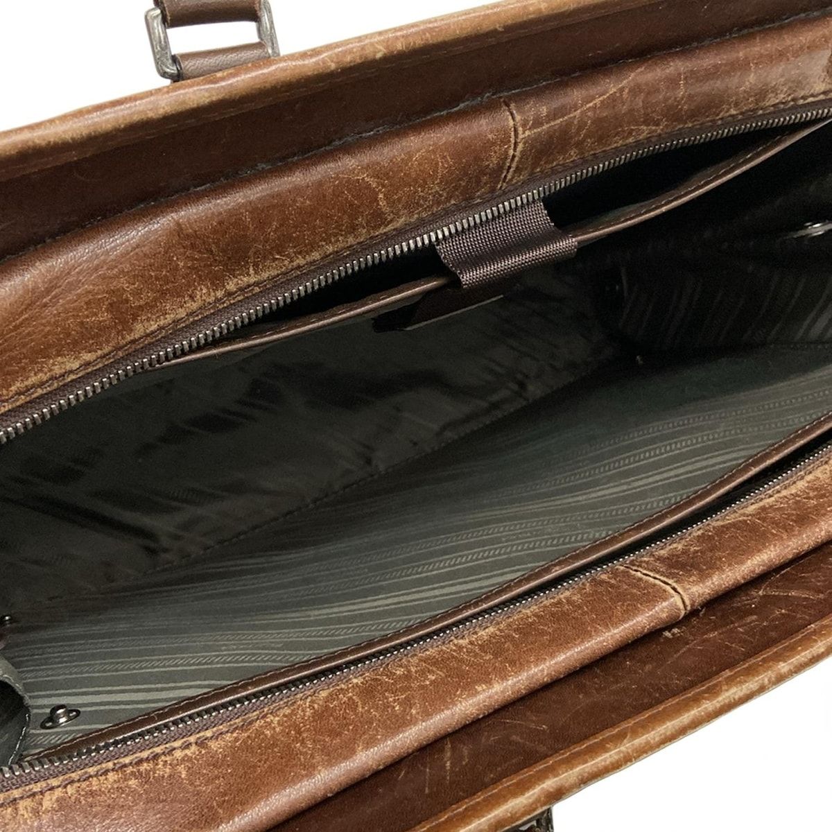 FUJITAKA(フジタカ) ビジネスバッグ - ブラウン 本体ロックなし レザー