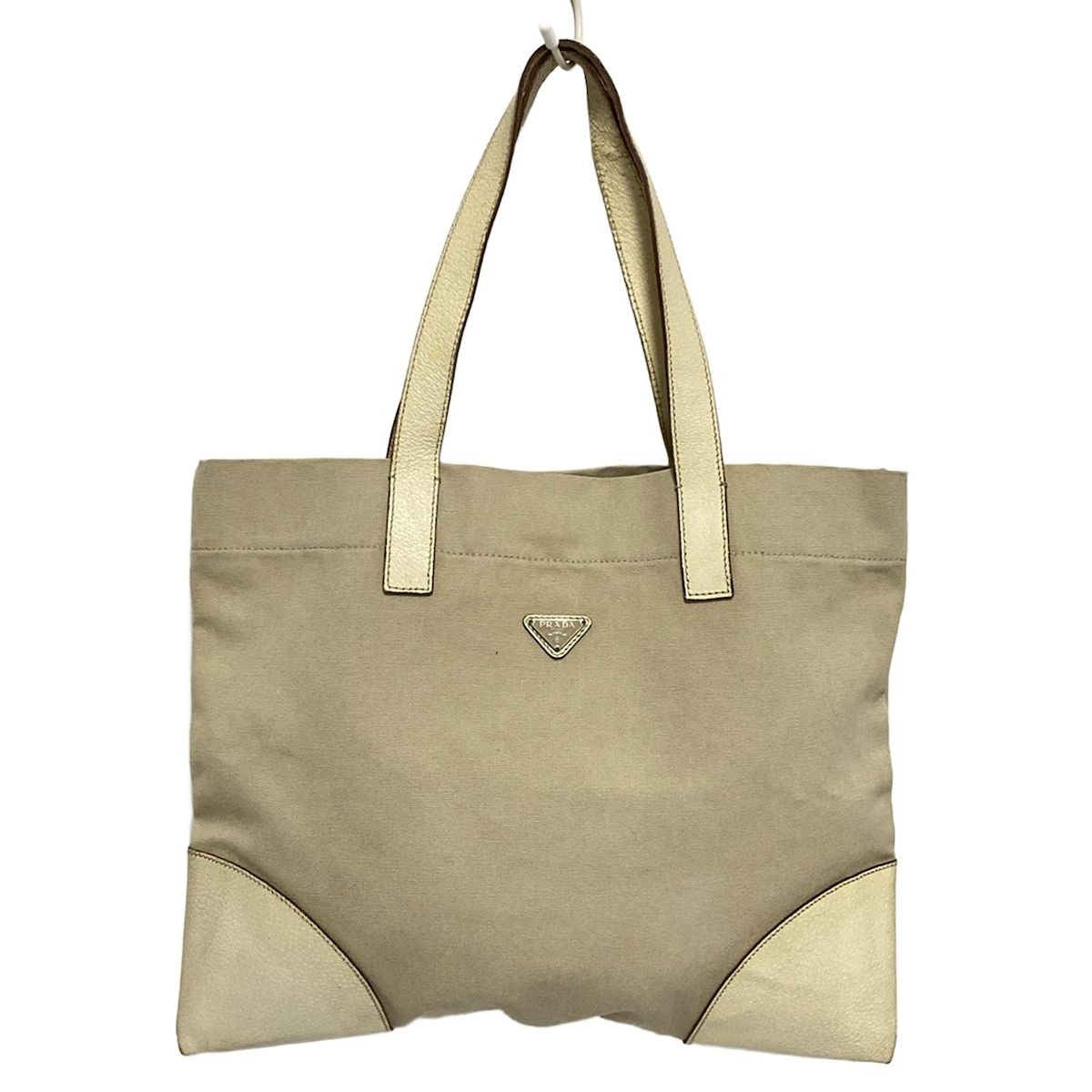 美品 PRADA ハンドバッグ ベージュ 【公式通販】