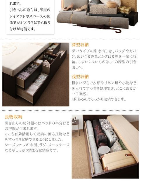 【P14倍！12/10】 お客様組立 モダンライト・コンセント付きチェストベッド 薄型プレミアムポケットコイルマットレス付き シングル お客様組立 モダンライト・コンセント付きチェストベッド ベッド LANRANヤフー店 通販 薄型プレミアムポケットコイルマットレス付き