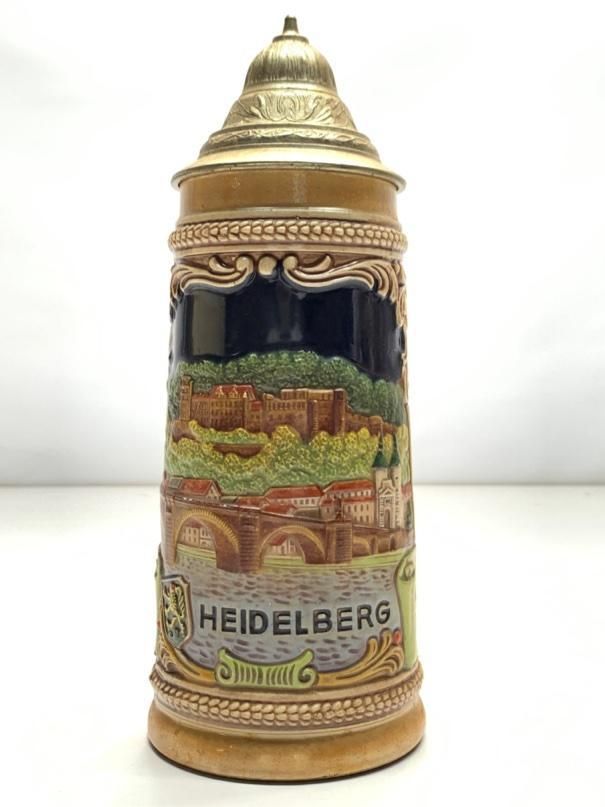 希少 アンティークビアマグ 西ドイツ製 陶器 ヴィンテージ A4287B06