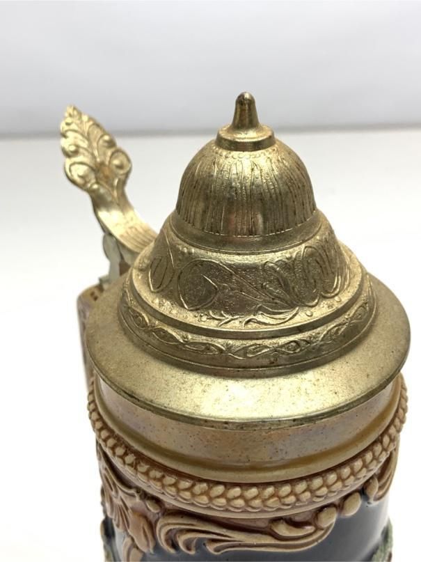 希少 アンティークビアマグ 西ドイツ製 陶器 ヴィンテージ A4287B06