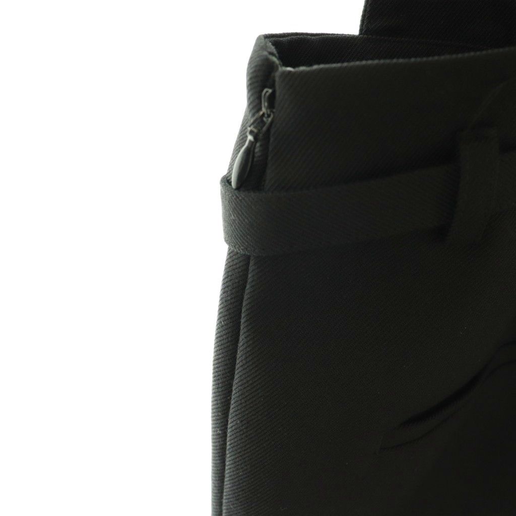 ANAYI ウールツイルサロペットSK 38 ブラック ANAYI（アナイ）の「ウールツイルストレッチサロペット スカート