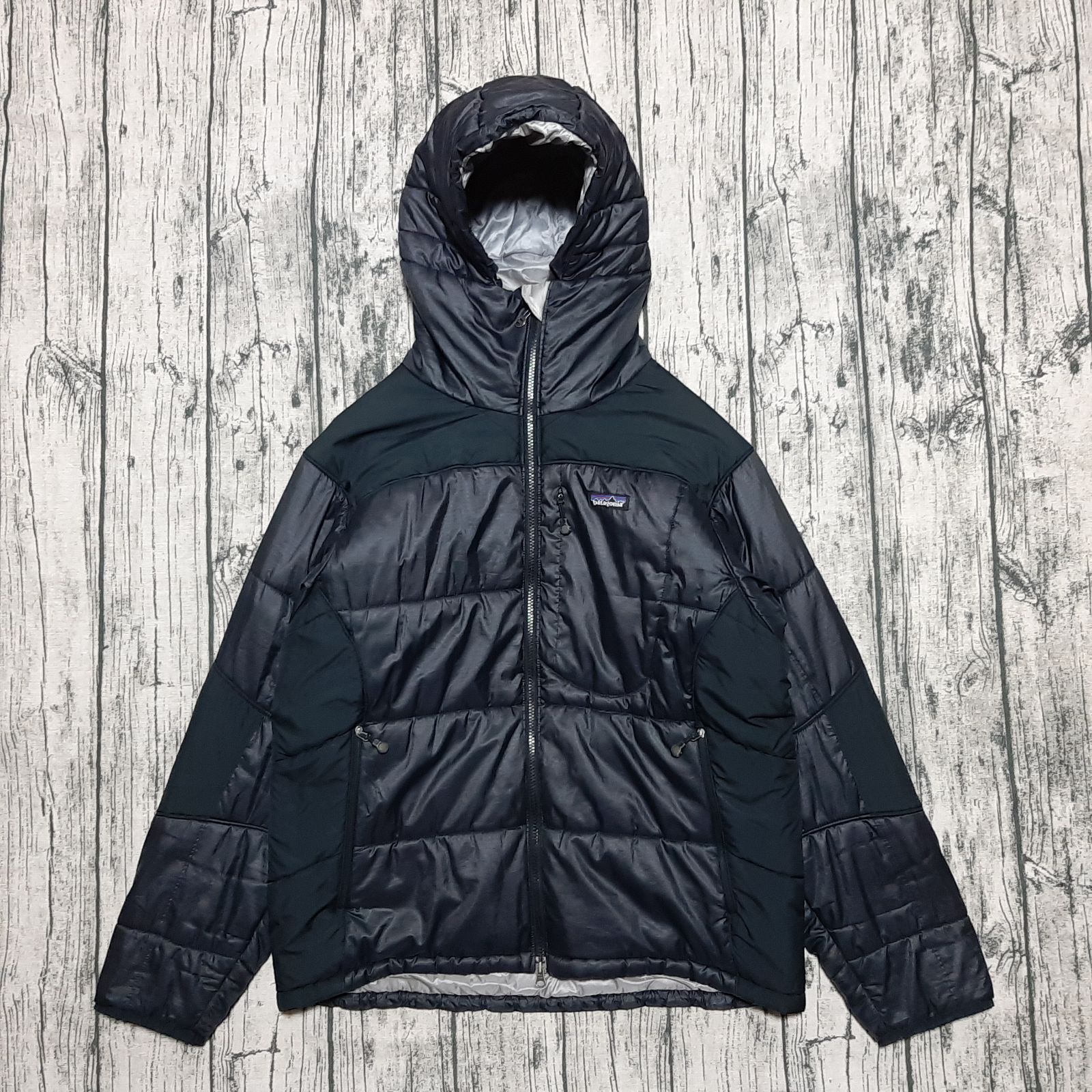 size M】patagonia Das Parka Black Silver 2006 パタゴニア ダス