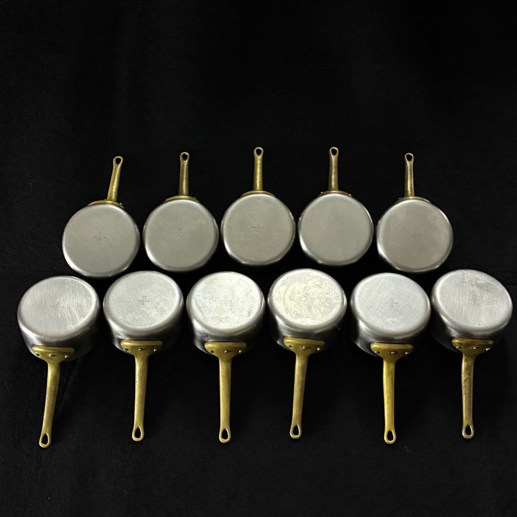 ステンレス製 ソースパン 和田助製作所 5個セット 18-8 S.S JAPAN ステンレス製 ソースパン 和田助製作所 5個セット 18-8 S.S JAPAN