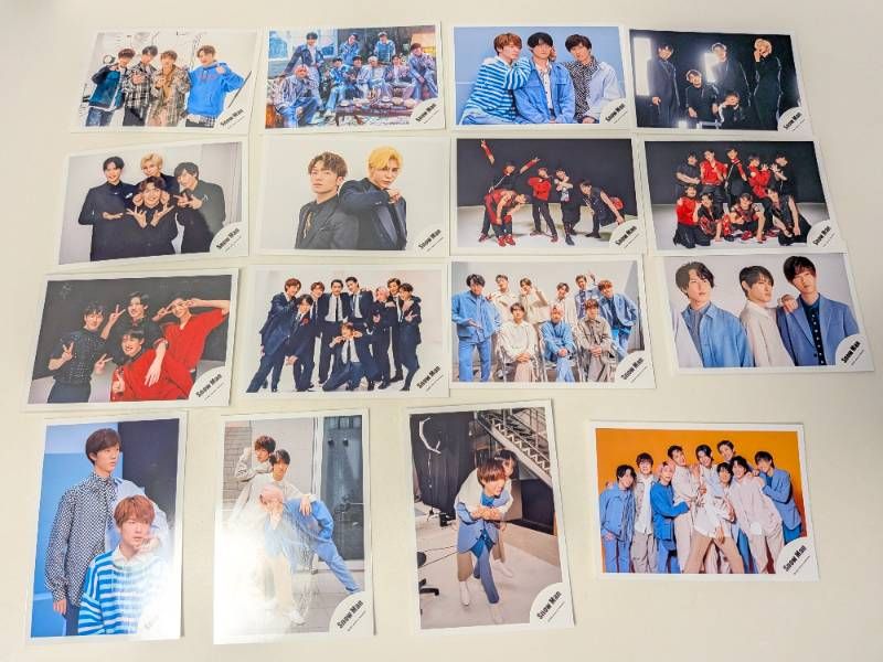 Man 公式写真 まとめ売り② Snow Man メンバー混合 2019～2023年 公式写真 185枚セット まとめ売り