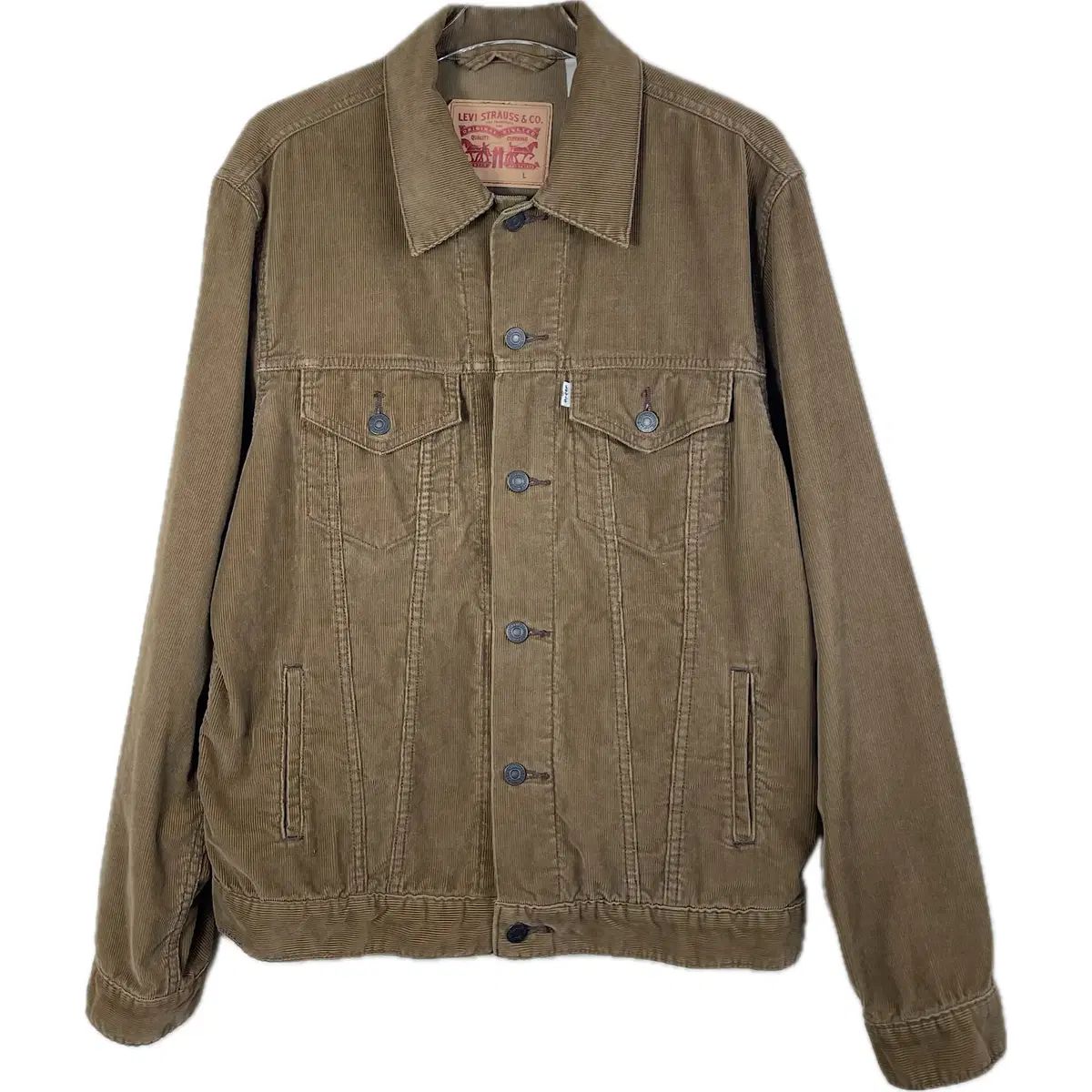 L リーバイス 節約 コーデュロイ トラッカー ジャケット 90s ユーロ