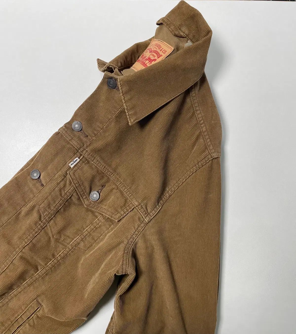 L リーバイス 節約 コーデュロイ トラッカー ジャケット 90s ユーロ