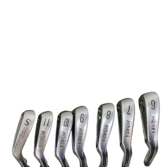 中古】 本間ゴルフ LB-606 黒七宝 8S レディース アイアンセット IR 1S