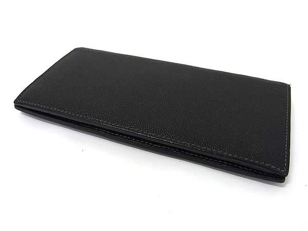 Cartier 割引 カルティエ 財布 サントス ブラック レザー メンズ 二