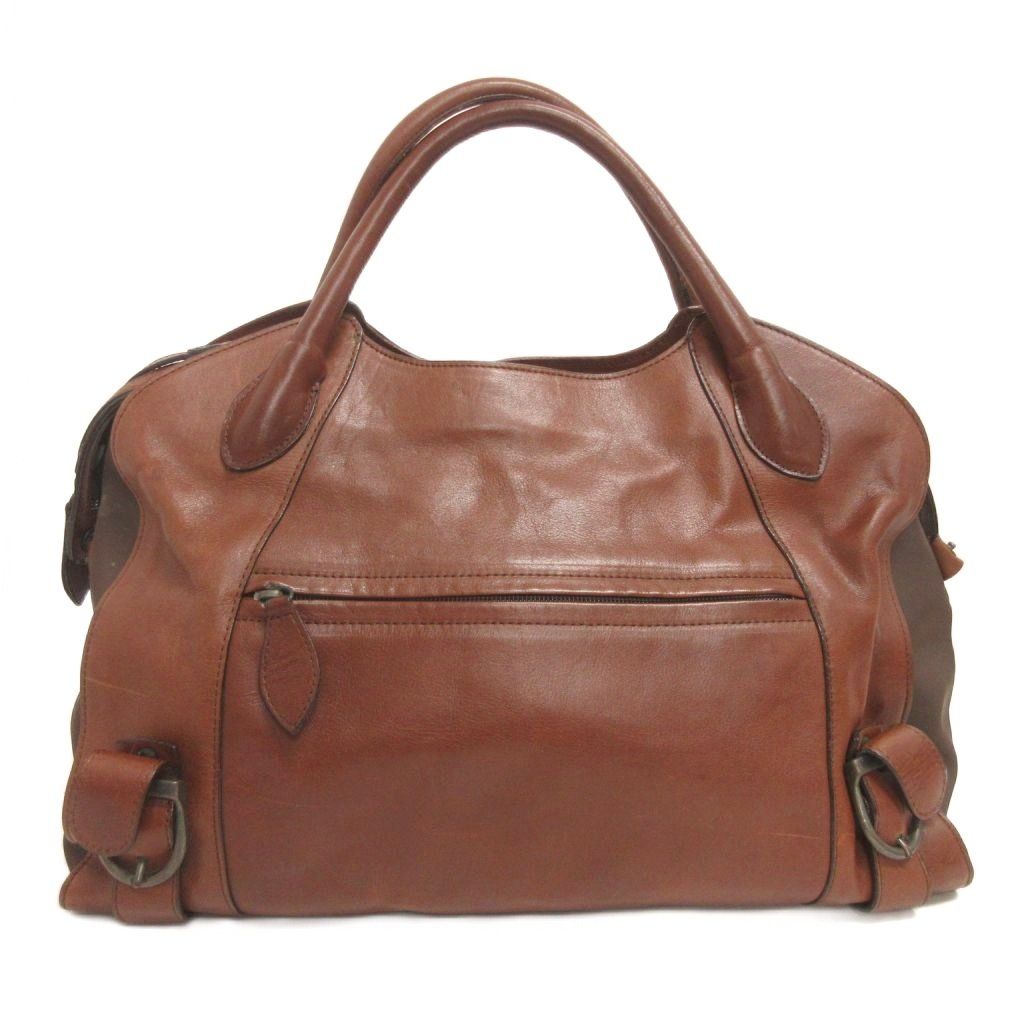 ダコタ Dakota ショルダーバッグ ハンド ボストン レザー 2WAY 茶 