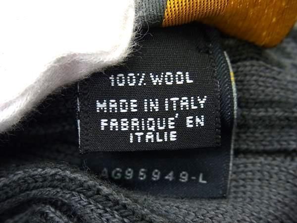 FENDI フェンディ マフラー ズッキーノ ブラック グレー ウール100％ ユニセックス 美品【本物保証】 FENDI フェンディ マフラー ズッキーノ ブラック グレー ウール100