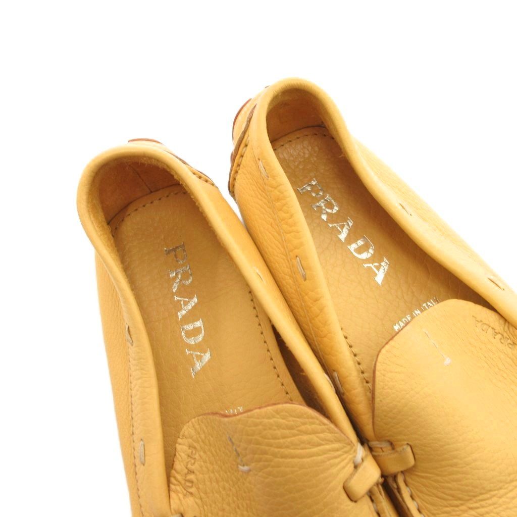 プラダ PRADA ドライビングシューズ スリッポン ローファー レザー