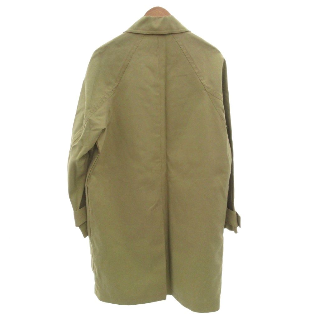 マルニ MARNI ロングステンカラーコート シルク混 44 カーキ /FF