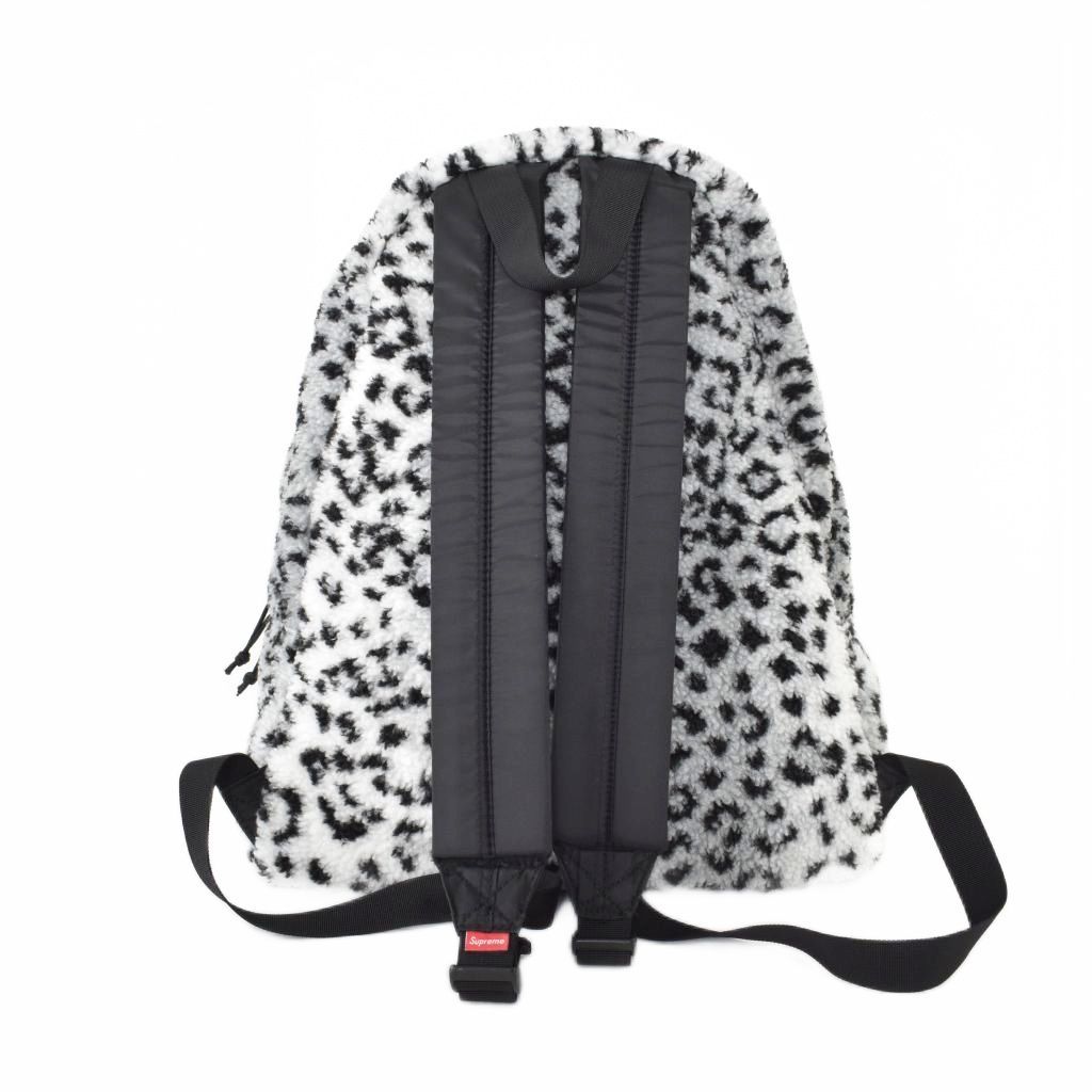 シュプリーム SUPREME 17FW LEOPARD FLEECE BACKPACK リュックサック
