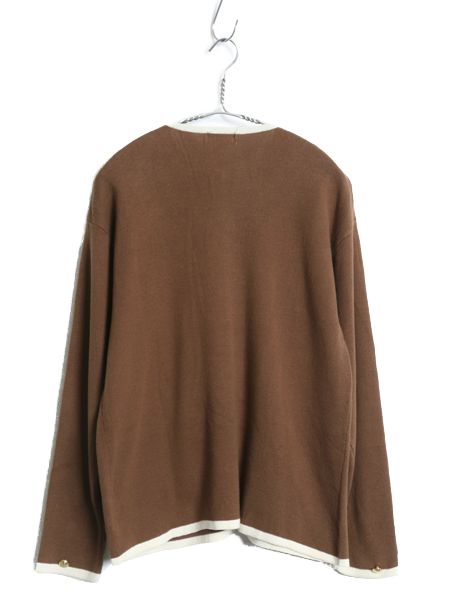 70s 80s ブルックスブラザーズ コットン ニット カーディガン