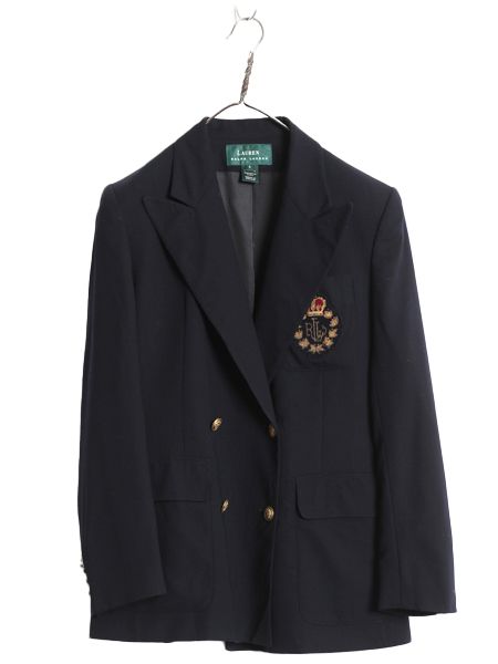 90s USA製 ローレン ラルフローレン ダブルブレスト テーラード