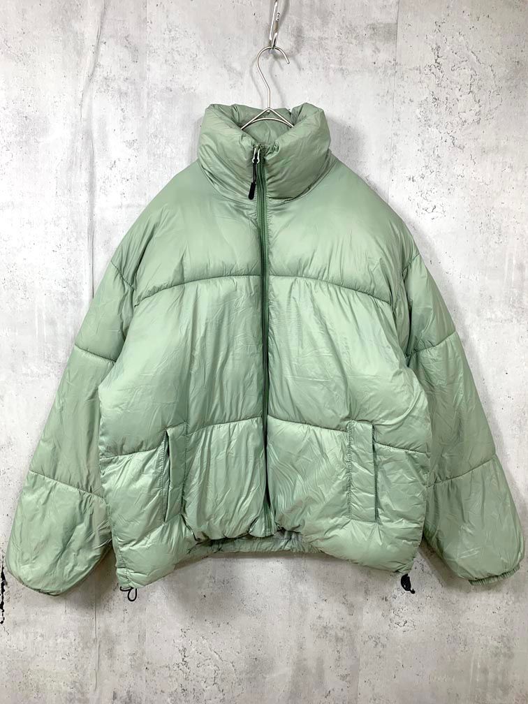 ZIP FIVE ジップファイブ 21064-34mz ナイロン中綿ファイバー ダウン ジャケット sizeS/黄緑 メンズ