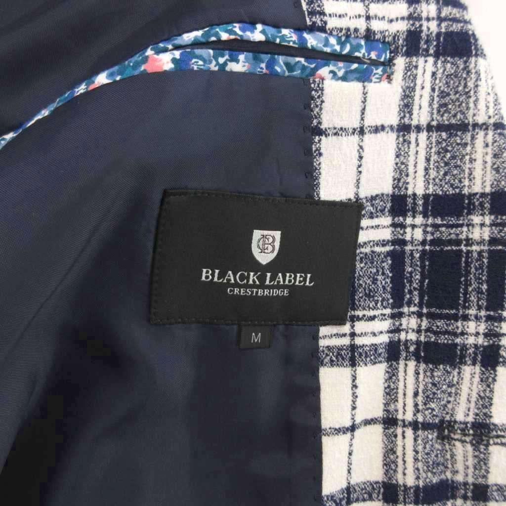 ブラックレーベルクレストブリッジ　テーラードジャケット　ツイードニット　LL 美品 ブラックレーベルクレストブリッジ テーラードジャケット