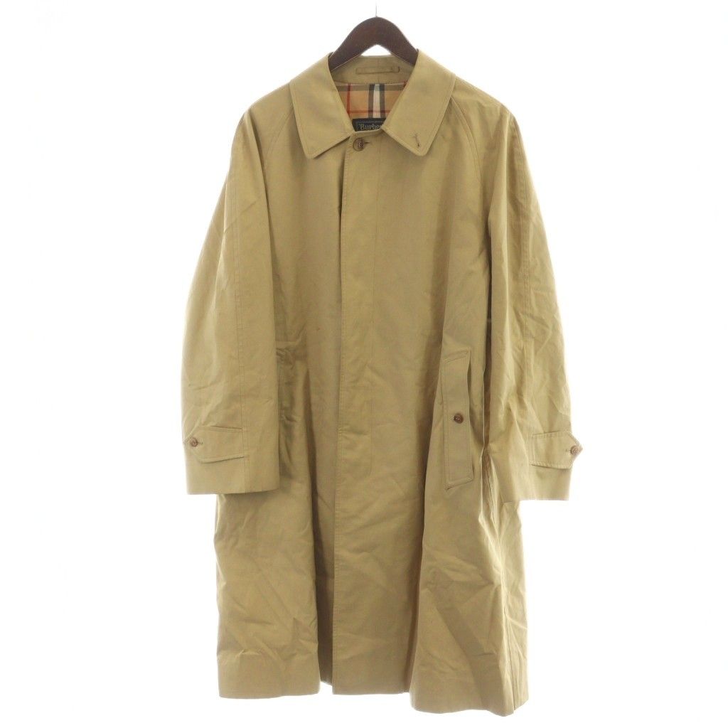バーバリーズ ヴィンテージ ステンカラーコート 裏地ノバチェック 金ボタン バーバリーズ Burberrys ヴィンテージ ステンカラーコート 裏地ノバ