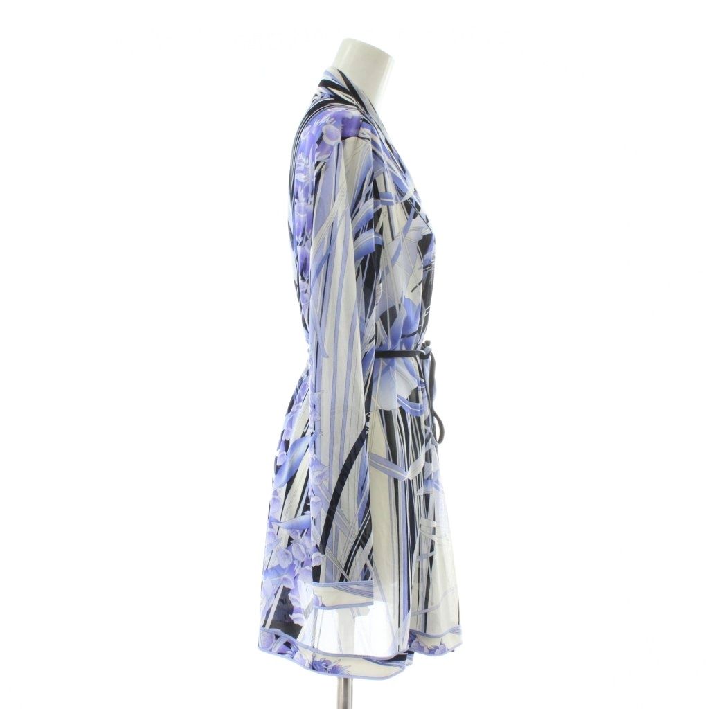 極美品❢レオナール　LEDNARD　カンカン素材　カーディガン　長袖 レオナール LEONARD カンカン カーディガン 長袖 ロング 花柄 総柄