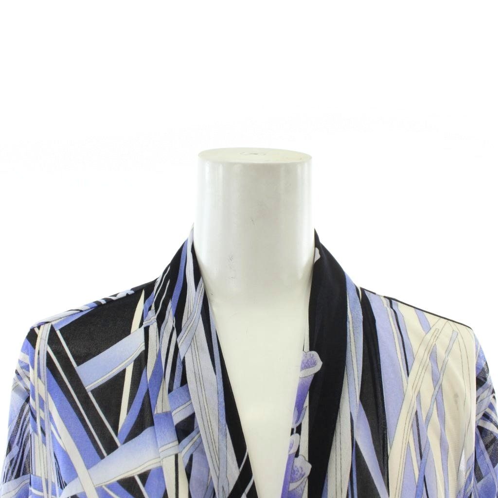 レオナール LEONARD カンカン カーディガン 長袖 ロング 花柄 総柄